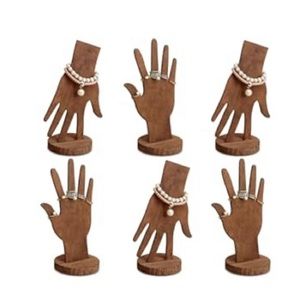JEWELRY HAND STAND Holds rings and bracelets. 2 stands can also be hung on wall.